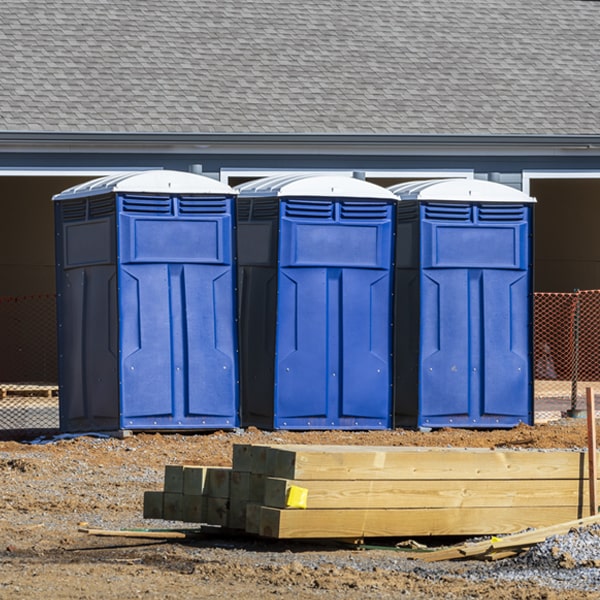 what is the maximum capacity for a single portable toilet in Cooks